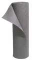 Pig Absorbent Roll, 11 gal, 33 in x 75 ft, Universal, Gray, Polyester, Polypropylene MAT256