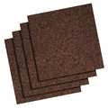 Quartet Bulletin Board Tiles, Dark, PK4 101