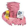 Pig PIG Spill Kit Refill, Chem/Hazmat, Pink RFL343