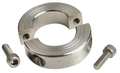 Ruland Shaft Collar, Clamp, 2Pc, 6mm, 316 SS MSP-6-ST