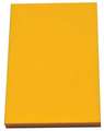 Zoro Select Foam Sheet, Crosslink, 12 in W, 24 in L, 1 in Thick, Yellow 1001359Y