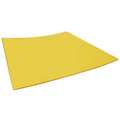 Zoro Select Foam Sheet, Crosslink, 24 in W, 48 in L, 1/2 in Thick, Yellow ZUSA-XPE-182