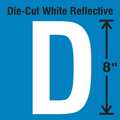 Stranco Die-Cut Reflective Letter Label, D DWR-SINGLE-8-D
