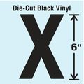 Stranco Die Cut Letter Label, X DBV-SINGLE-6-X