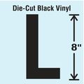 Stranco Die Cut Letter Label, L DBV-SINGLE-8-L