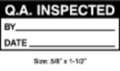 Stranco Inspection Label, English, Quality, PK350, TC-10734 TC-10734