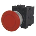 Eaton Non-Illuminated Push Button, 22 mm, 1NO/1NC, Red M22M-DRP-R-K11