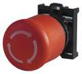 Eaton E-Stop Pushbutton Operator, Red, 22mm, Legend: Turn to Release Arrows M22-PVT