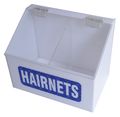 Condor Hairnet Dispenser, Acrylic, White 30ZE60