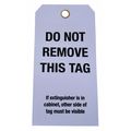 Zoro Select Fire Extinguisher Inspection Tag, PK25 30ZC76