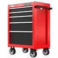 Craftsman S2000 Open Tool Chest, 6 Drawer, Red, Steel, 40-1/2 in W x 16 in D x 24-1/2 in H CMST98269RB