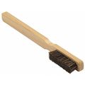 Tanis Brush Brush, Scratch, Wood Handl, Horse Hair 4x15, 5-1/4 in L Handle, 1-3/4 in L Brush, Hardwood 00023