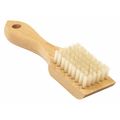 Tanis Brush Brush, Nylon, Small, Wood Handle, 4-1/4 in L Handle, 2-1/2 in L Brush, Natural, Hardwood 00502