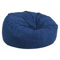 Flash Furniture Bean Bag Chair, 42" L 19" H DG-BEAN-LARGE-DENIM-GG