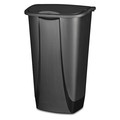 Sterilite 11 gal. Rectangular Wastebasket, Black, Polypropylene 10939006