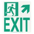 Jessup Glo Brite Exit Right Running Man Upper Right Arrow 50R-6SN-UR