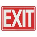 Jessup Glo Brite Exit Sign, Photoluminescent On Red EG-7520-F-101-RN