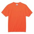 Glowear By Ergodyne High Visibility T-Shirt, 4XL, Orange 8089