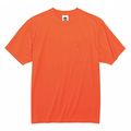 Glowear By Ergodyne High Visibility T-Shirt, XL, Orange 8089