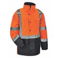 Glowear By Ergodyne Hi Vis Thermal Parka, Orange, Large 8384