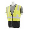 Erb Safety Vest, Lime/Black Bottom, Mesh, Class 2, XL 62252