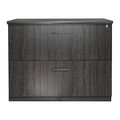 Mayline 36" W Lateral File Cabinet, Gray Steel MVLFLGS