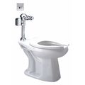 Zurn Toilet, 1.28 gpf, Siphon Jet, Floor Mount Mount, Elongated Z5665.274.00.00.00