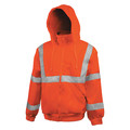 Vea Hi-Vis Hooded Sweatshirt, Orange, 6 XL VEA-602-ST-OR-6XL