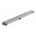 Zurn 2" Pipe Dia. Stainless Steel Shower Drain, Type: Serenity Grate ZS880-40-SG