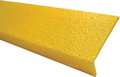 Sure-Foot Fiberglass Nosing HD Grit, 3"x36", Yellow 9N12003X003608H