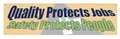 Accuform Banner, Quality Protects Jobs, 28 x 96 In. MBR862