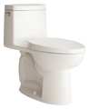 American Standard Tank Toilet, 1.28 gpf, Gravity Fed, Floor Mount, Elongated, White 2535128.020