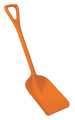 Remco Not Applicable Hygienic Square Point Shovel, Polypropylene Blade, 23 1/2 in L Orange 69817