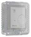 Safety Technology International Flush Mount Clear Poly Small Thermostat Protector 4" H STI-9102