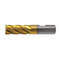 Cleveland 4-Flute Cobalt 8% Square Single End Multi-Flute CenterCut CTD HGC-4C-TN TiN 1/2x1/2x3x5 C32708