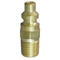 Hansen Coupler Plug, (M)NPT, 1/4, Brass 03A