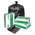 Tough Guy 56 Gal Recycled Material Trash Bags, 42 1/2 in x 48 in, Super Heavy-Duty, 2 mil, Black, 100 Pack 31DK60