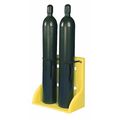 Enpac Cylinder Stand, 2 Cyl., 11-1/2in.dia., HDPE 7212-YE