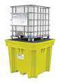 Enpac IBC Containment Unit, 275 gal Spill Capacity, 3000 lb., HDPE 5460-YE