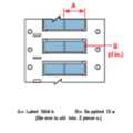 Brady 1" x 2-7/16" Blue Wire Marking Sleeves, 3PS-1500-2-BL-S-2 3PS-1500-2-BL-S-2