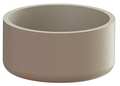 Petersen Manufacturing 72" Round Security Planter, Concrete RP72X36