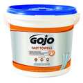 Gojo Hand and Suface Wet Towels, Moisturizing Fast Towels, 130 Wipes/Container, Citrus Fragrance, 4 Pack 6298-04