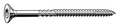 Zoro Select Wood Screw, #10, 3-1/2 in, Plain Stainless Steel Flat Head Torx Drive, 200 PK U30115.019.0350