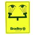Bradley Safety Sign, Eyewash 114-051