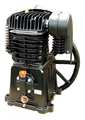 Rolair Air Compressor Pump, 5 hp, 7 1/2 hp, 2 Stage, 45 oz Oil Capacity, 2 Cylinder PMP22BK119GR