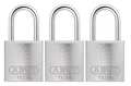 Abus Lockout Padlock, KA, Silver, 2-17/32"H, PK3 72/30 KA X 3