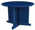 Cortech Round Utility Table, 42 in X 42 in X 31 in, Plastic Top 66749SB