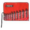 Proto Flare Nut Wrench Set, 10 Pieces, 12 Pts J3800M