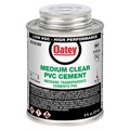 Oatey Cement, Brush-Top Can, 8 fl oz, Clear 31018V