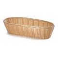 Tablecraft Handwoven, Oblong Basket, Natural, PK12 1113W